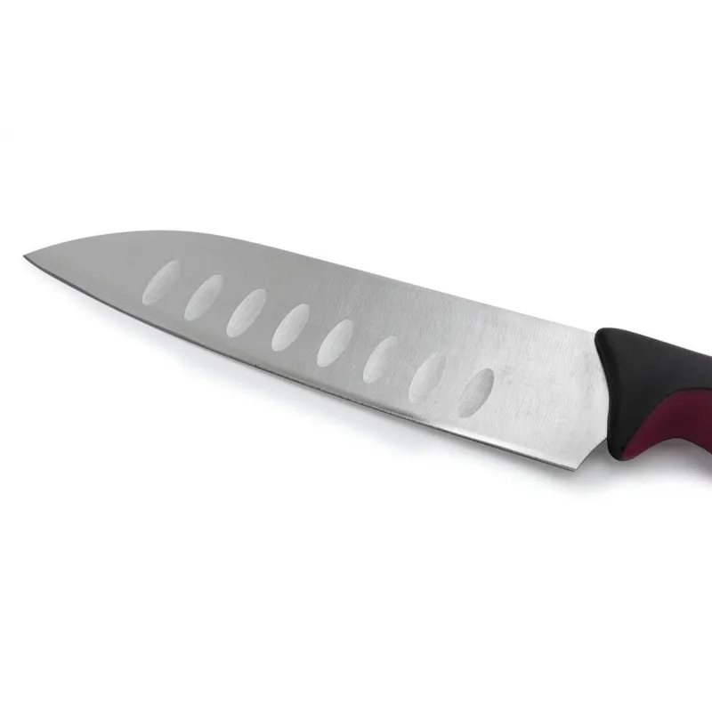 Conjunto de 2 facas de cozinha e Santoku...
