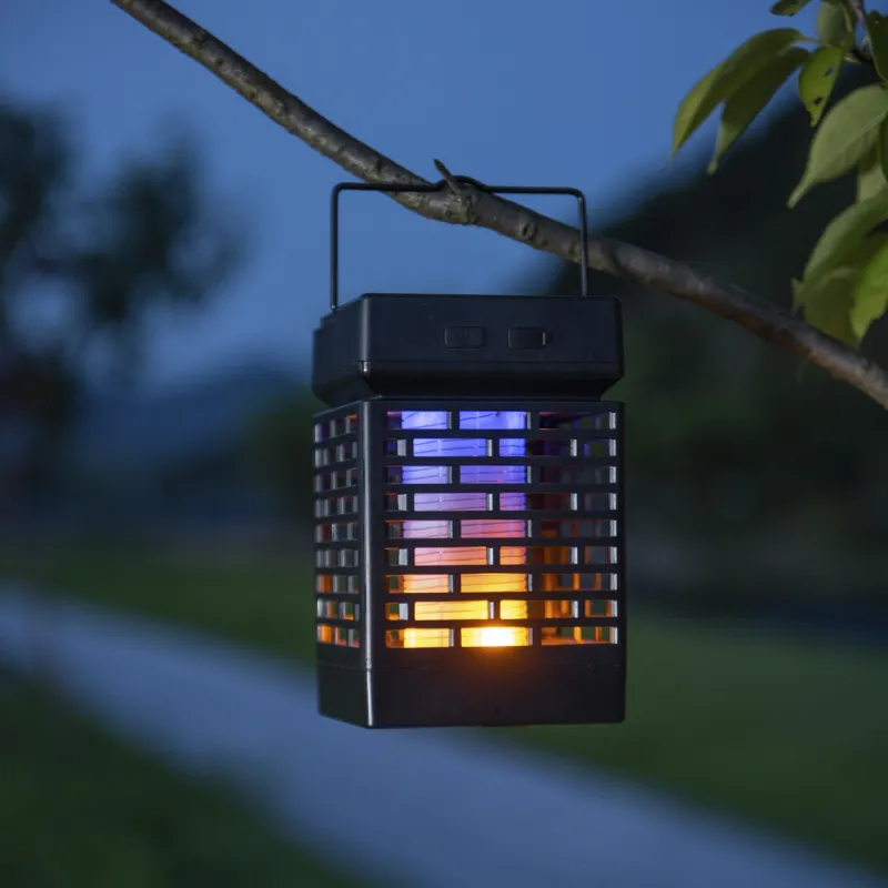 Lâmpada solar ao ar livre elimina insetos 2 em...