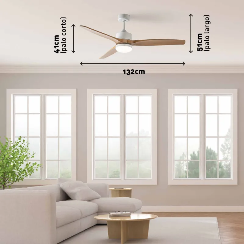 Ventilador de teto silencioso JVTE4232