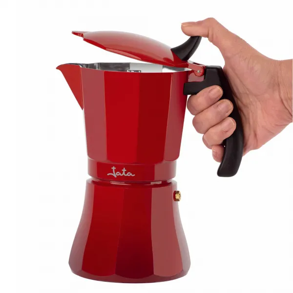 Cafeteira de indução vermelha HCAF2006 / HCAF2009 / HCAF2012