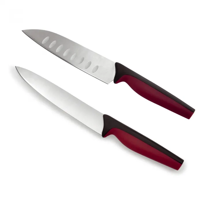 Conjunto de 2 facas de cozinha e Santoku Essential HACC4500