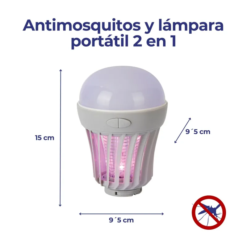 Apanha insetos e lâmpada portátil 2 em 1 MELI0320