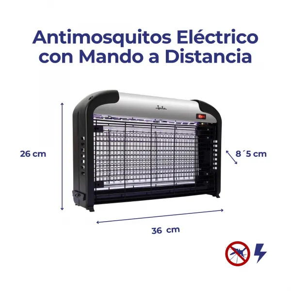 Apanha insetos eléctrico com controle remoto MELI0620
