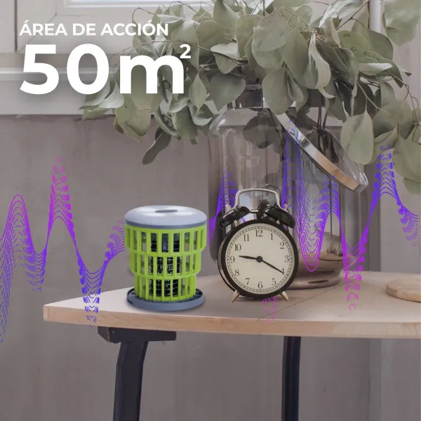 Apanha insetos e lâmpada dobrável MIB10