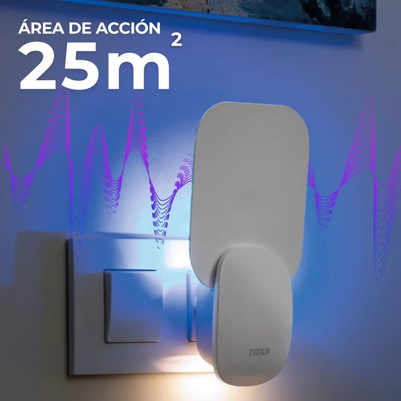 Eliminador de insetos adesivo e lâmpada 2 em 1...