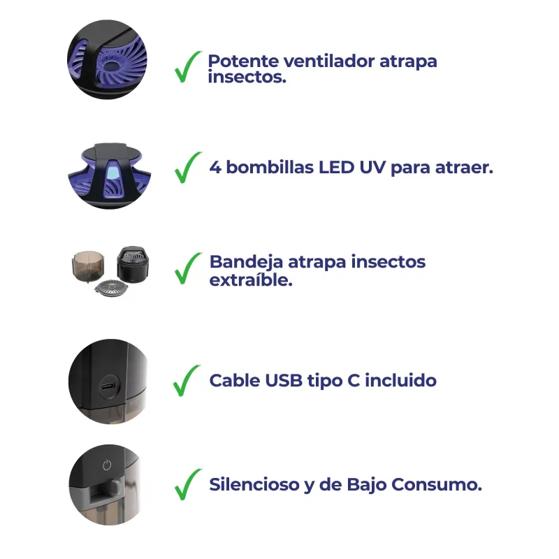 Atrapa mosquitos MOST2540