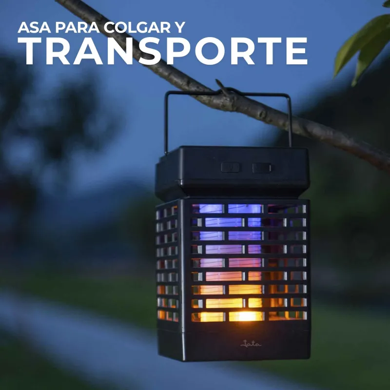 Lâmpada solar ao ar livre elimina insetos 2 em...