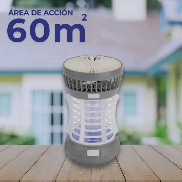 Apanha-insetos / Candeeiro / Lanterna / Ventilador / Luz de emergéncia 5 em 1 MOST3532