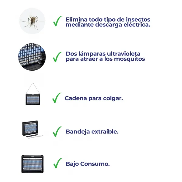 Elimina insectos eléctrico MOST3544