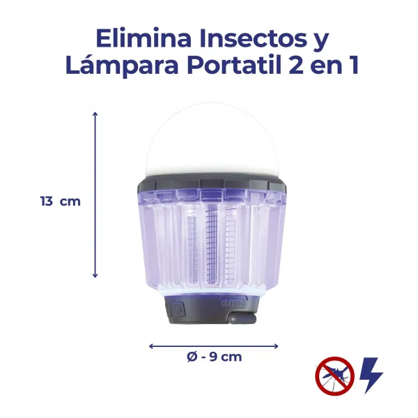 Elimina insectos / Lámpara portátil MOST3546