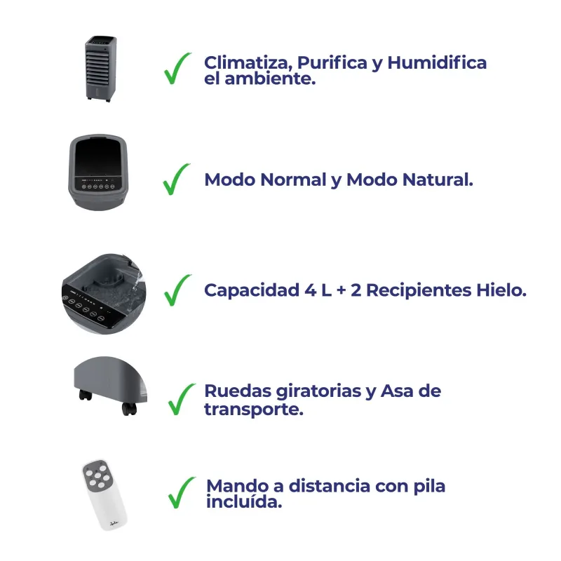 Ar condicionado portátil JVAC2002