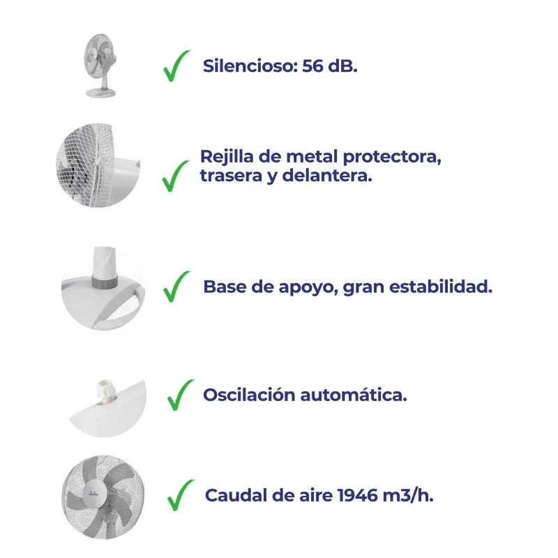 Ventoinha de mesa JVVM3026