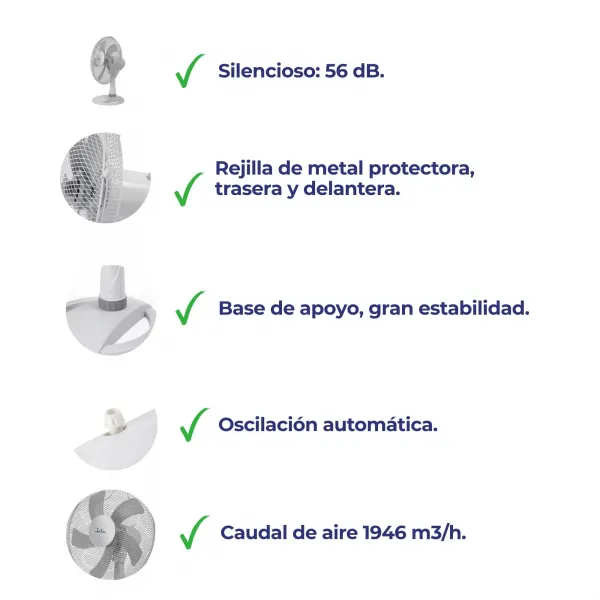 Ventoinha de mesa JVVM3026