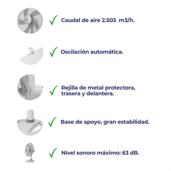 Ventoinha de mesa JVVM3027