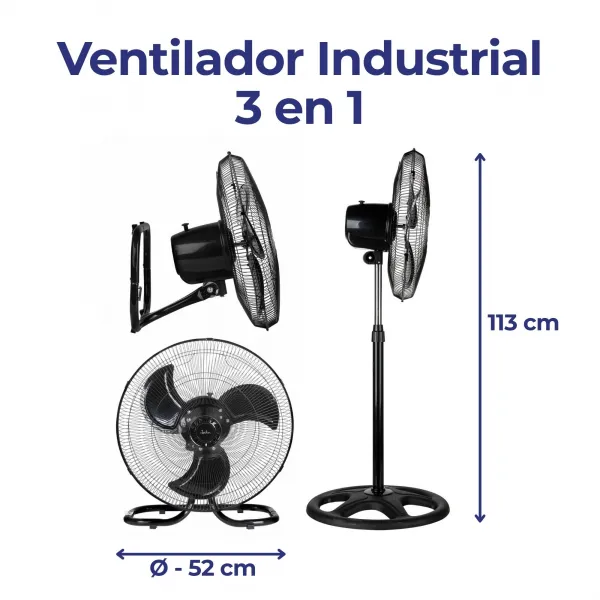 Ventilador industrial 3 en 1 JVVP3046