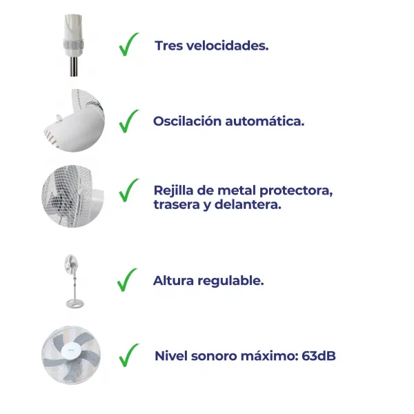 Ventoinha de pé JVVP3050