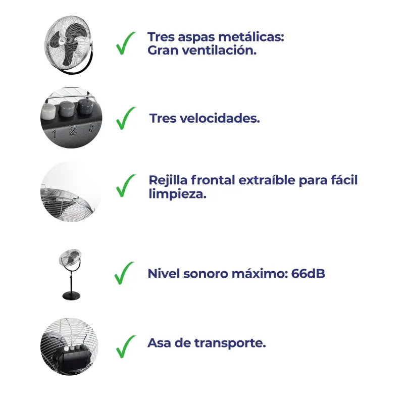 Circulador de ar industrial JVVP3055