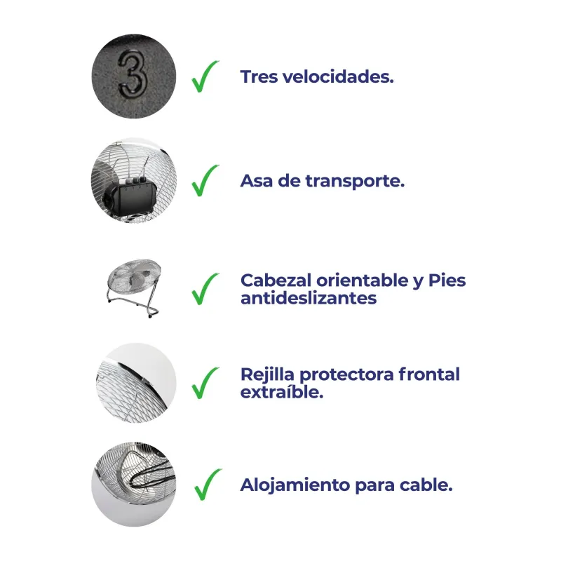Circulador de ar industrial JVVS3014