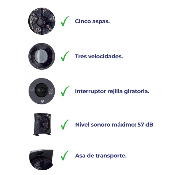 Ventoinha de chao JVVS3112