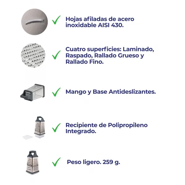 Ralador Manual 4 Lados