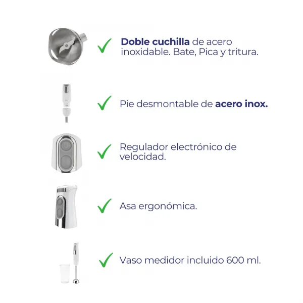 Batidora de mano electrónica JEBT1818