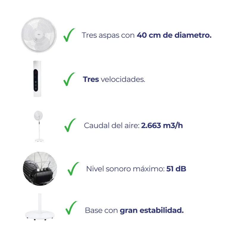 Ventoinha de pé JVVP3062