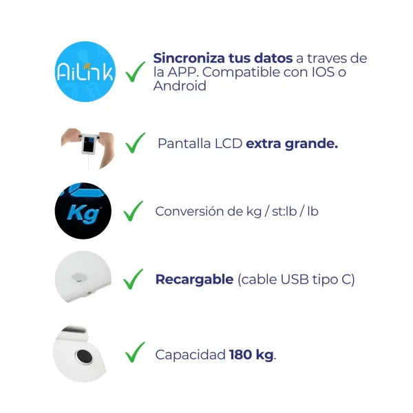 BALANÇA DIGITAL DE BIOIMPEDÂNCIA ANALISADOR DE GORDURA CORPORAL E MASSA MUSCULAR HBAS2501