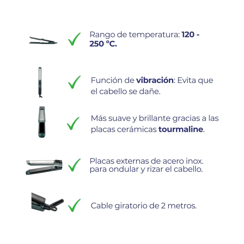 Alisador de Cabelo Aquecimento Ultra-Rápido...