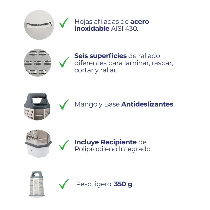 Ralador Manual 6 Lados