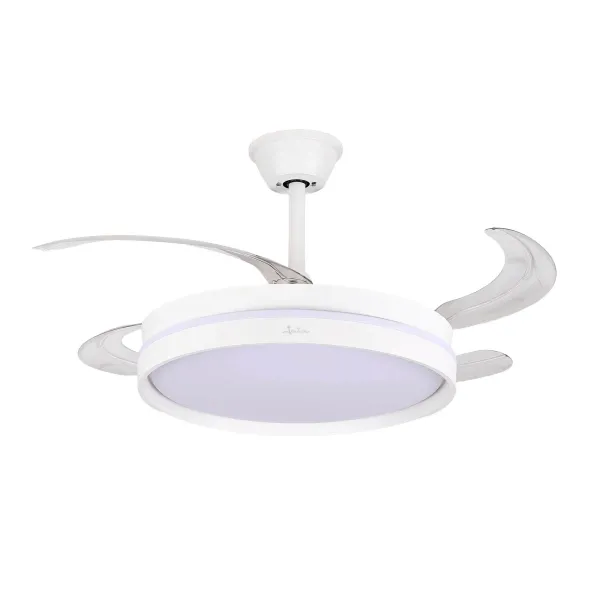Ventilador de Techo con Aspas Retráctiles y Lámpara JVTE4242