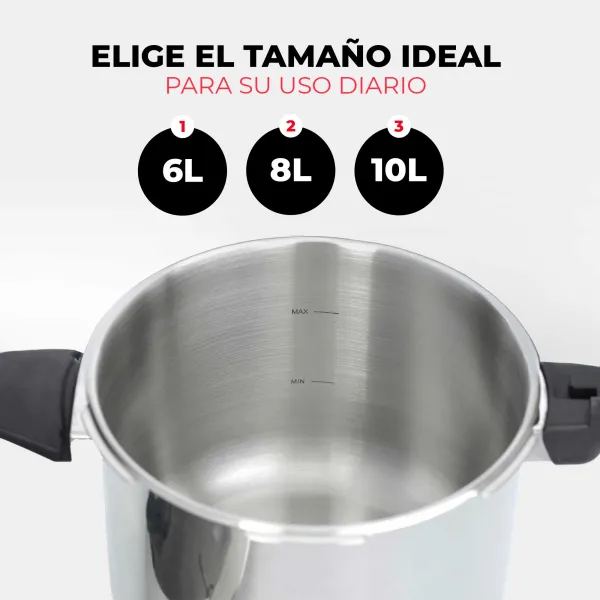 Panela de pressão rápida HOLL2226 / HOLL2228 / HOLL2230