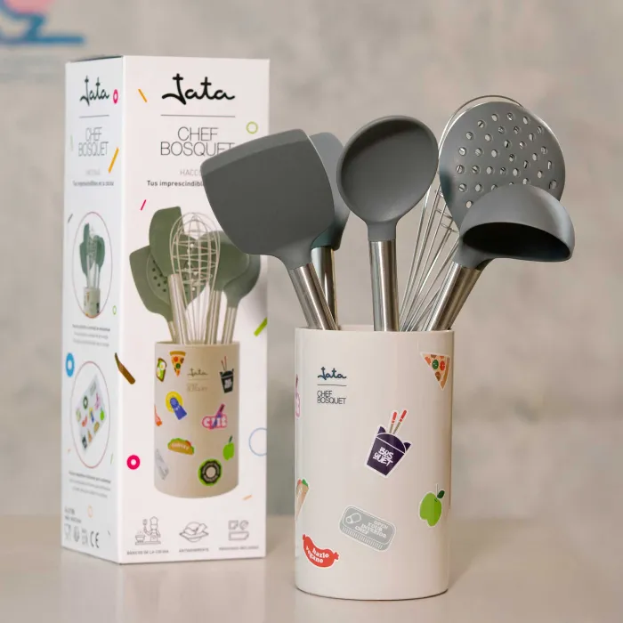 Conjunto de utensílios e suporte HACC5460