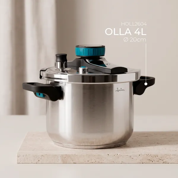 Panela de Pressão Clássica Express · 4L · 6L · 8L · 10L HOLL2604 / HOLL2606 / HOLL2608 / HOLL2610