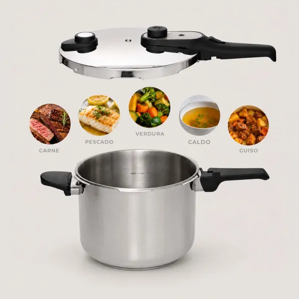 Panela de pressão rápida HOLL2226 / HOLL2228 / HOLL2230