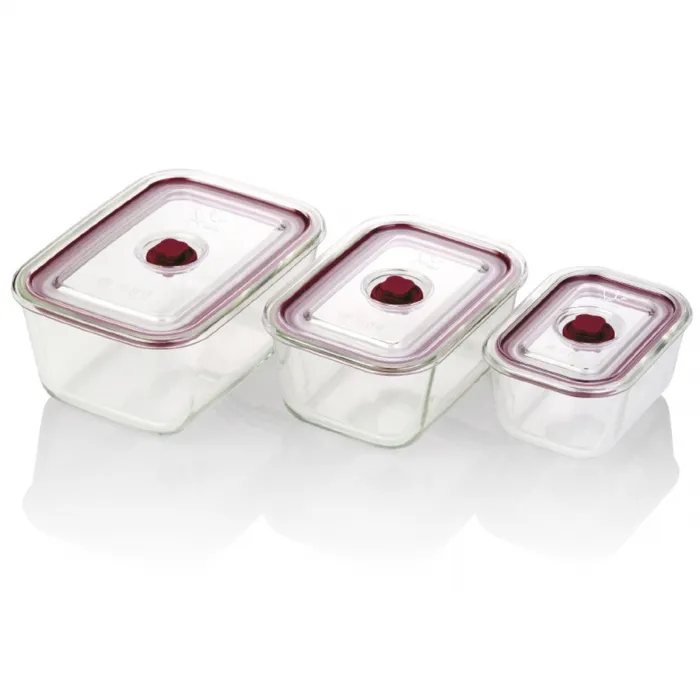 Tempered glass containers HREC4204