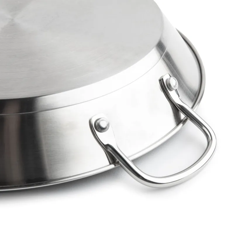 Stainless steel paella pan 'La Garrotxa'...