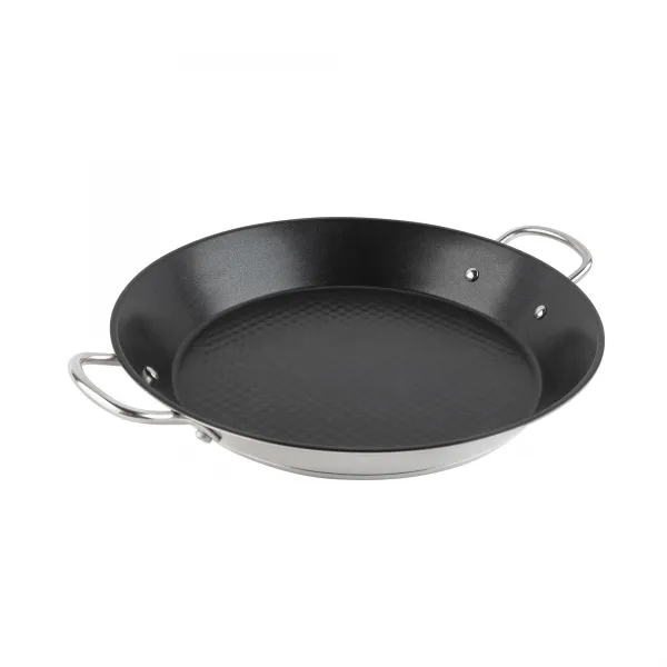 Stainless steel paella pan 'La Garrotxa' HPAE2138 / HPAE2132