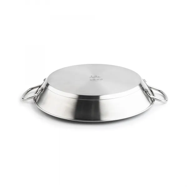 Stainless steel paella pan 'La Garrotxa' HPAE2138 / HPAE2132
