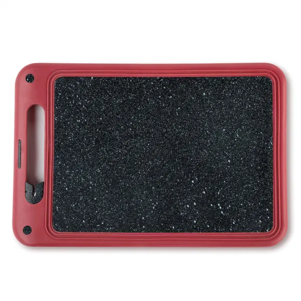 Cutting board with knife sharpener HACC4531