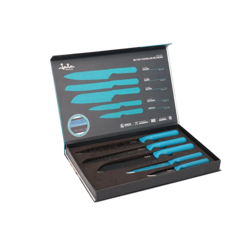 Set of 5 kitchen knives HACC4503