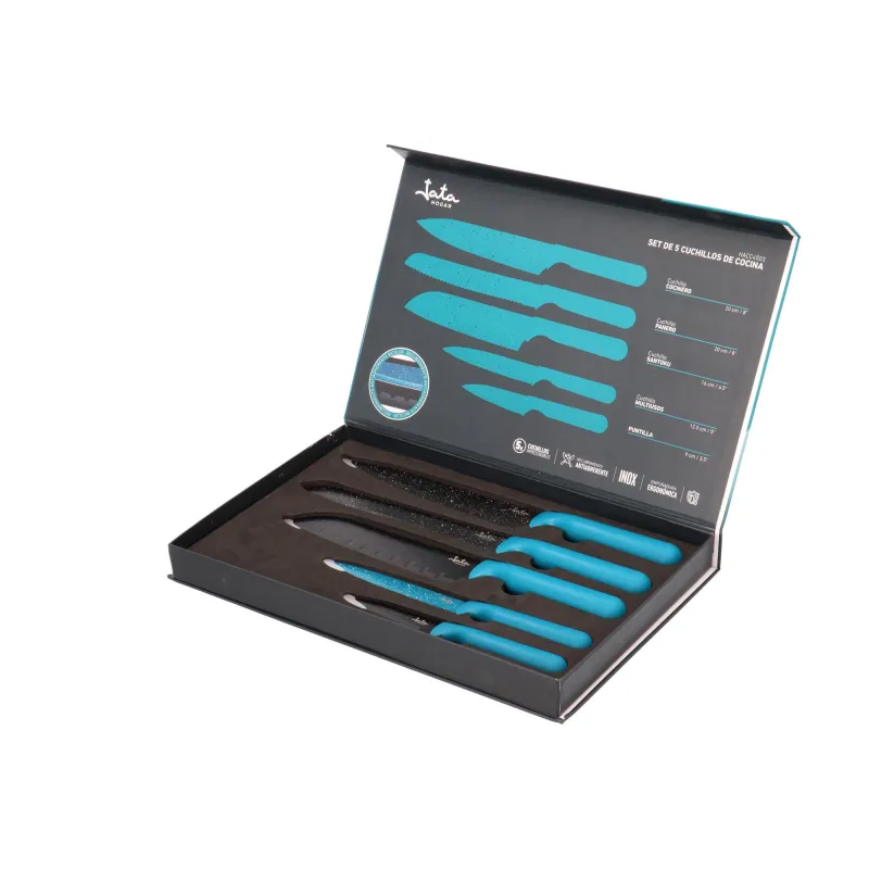 Set of 5 kitchen knives HACC4503