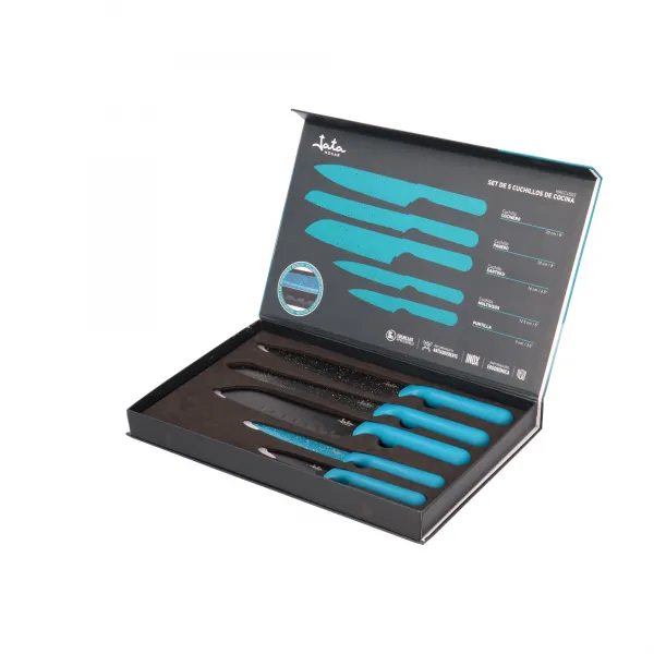 Set of 5 kitchen knives HACC4503