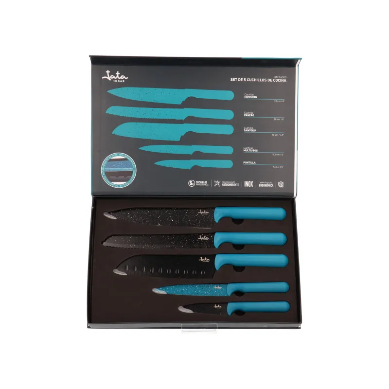 Set of 5 kitchen knives HACC4503