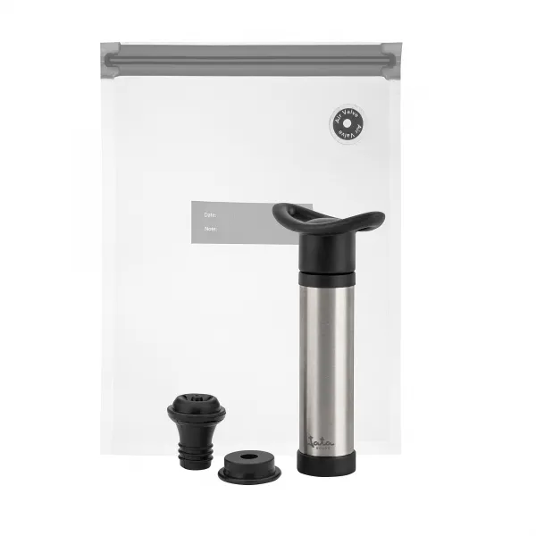 Vacuum pump and 2 stoppers HVIN2205