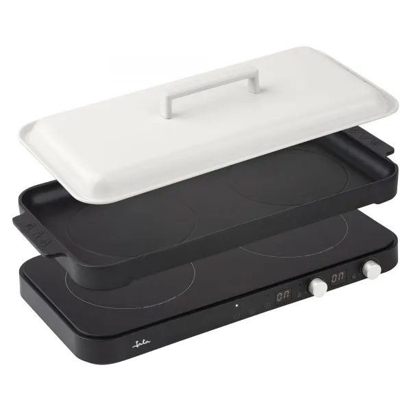 Induction electric cooker with grill plate JEVI1470