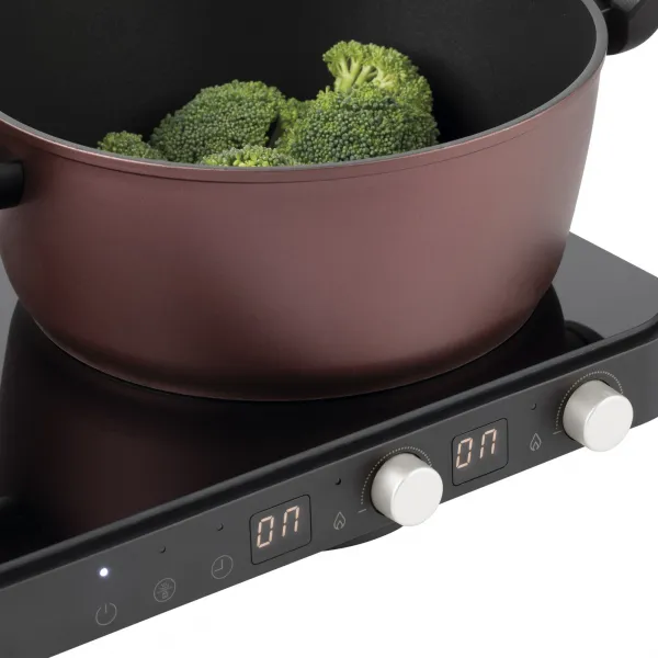 Induction electric cooker with grill plate JEVI1470