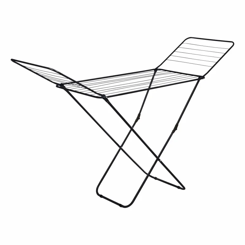 Folding clothing dryer rack with wings HTEN2370
