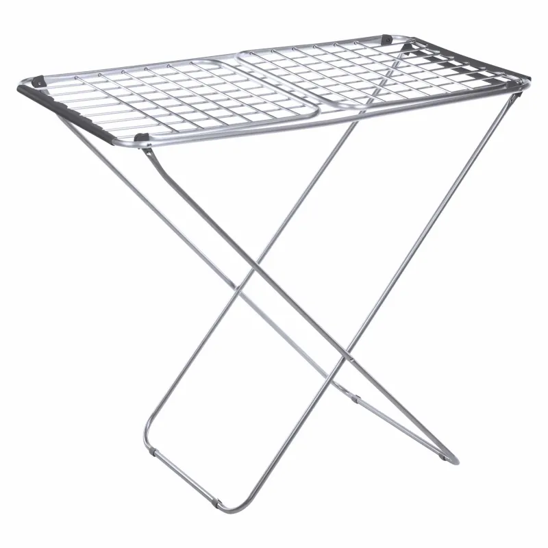 Folding aluminum clothing dryer with wings...