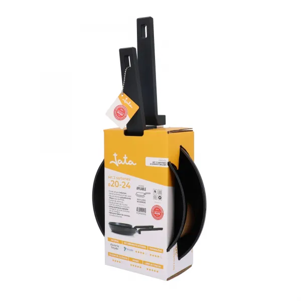 Set of 2 forged aluminum pans HSAR2402