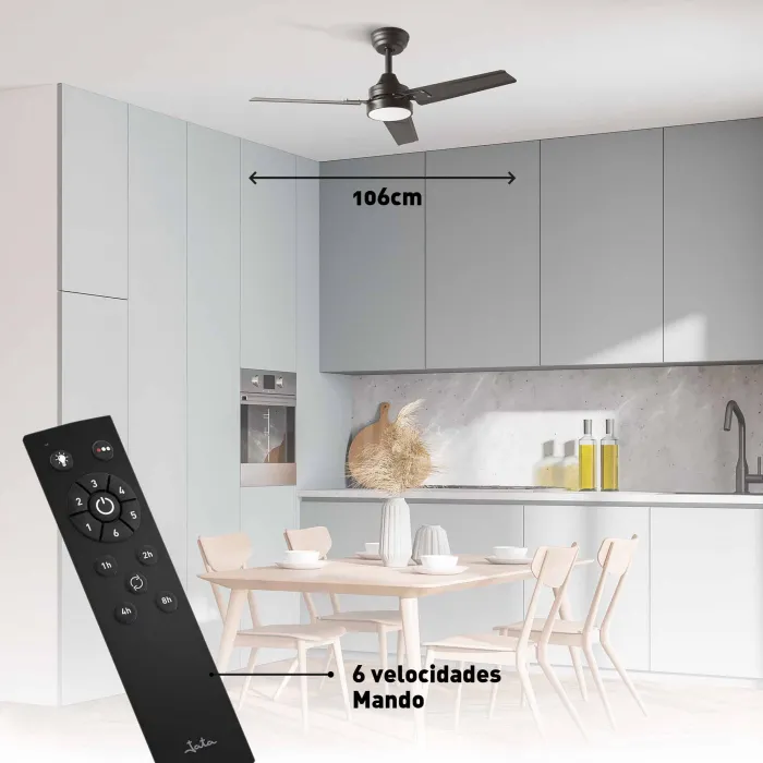 Ventilador de techo metal JVTE4233 2